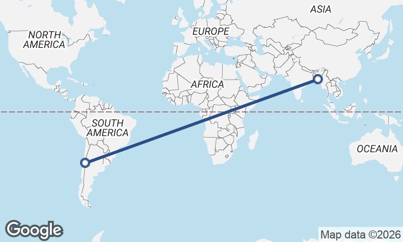 Chittagong to Santiago