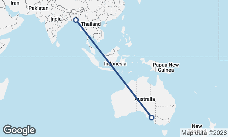 Chittagong to Adelaide