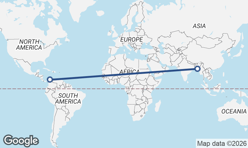 Chittagong to Cartagena