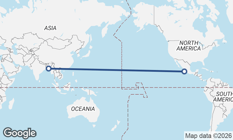 Chittagong to Manzanillo