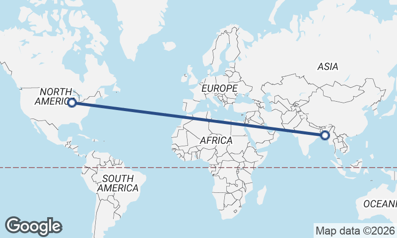 Chittagong to Chicago
