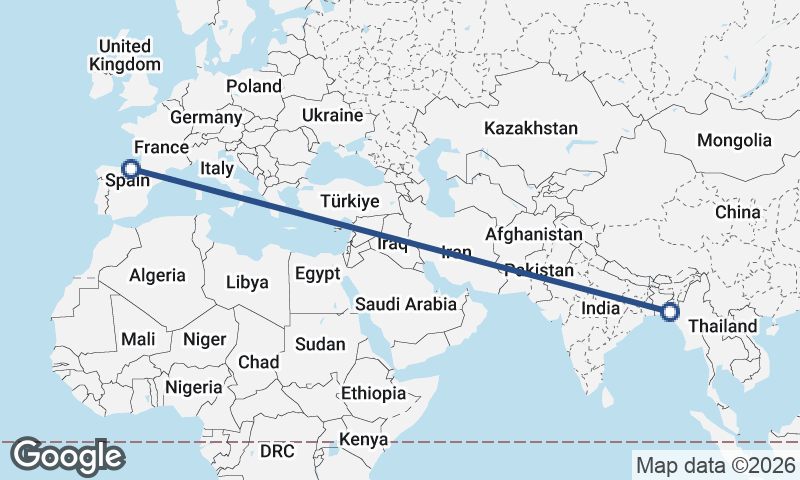 Chittagong to Bilbao