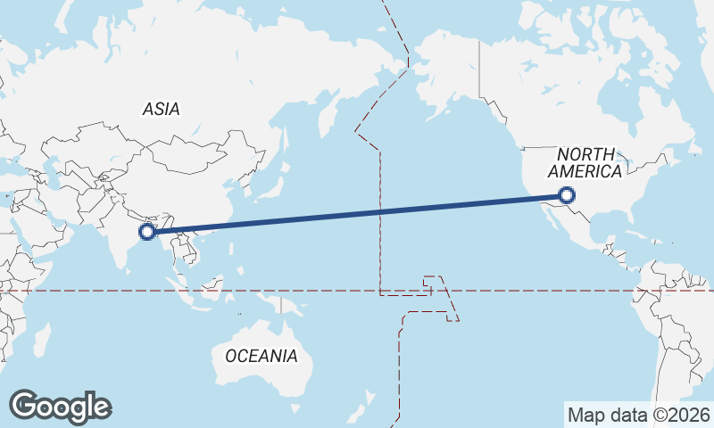 Kolkata to Albuquerque
