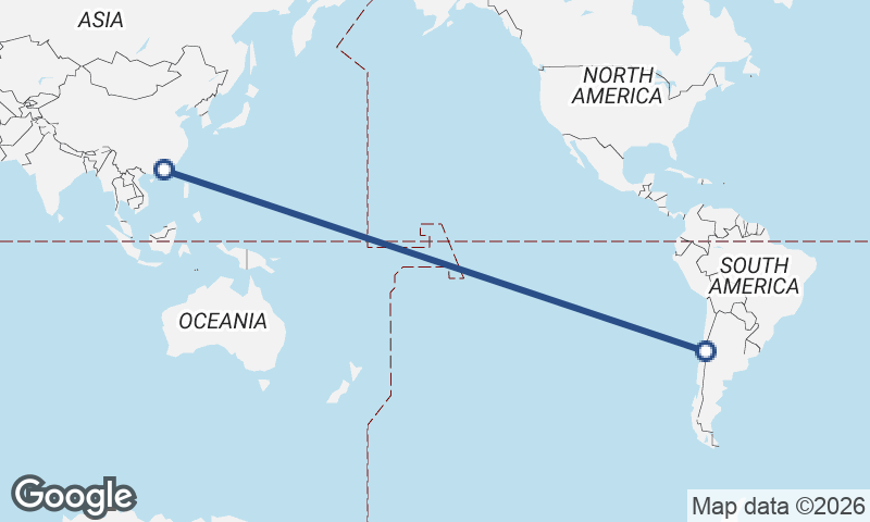 Shenzhen to Santiago