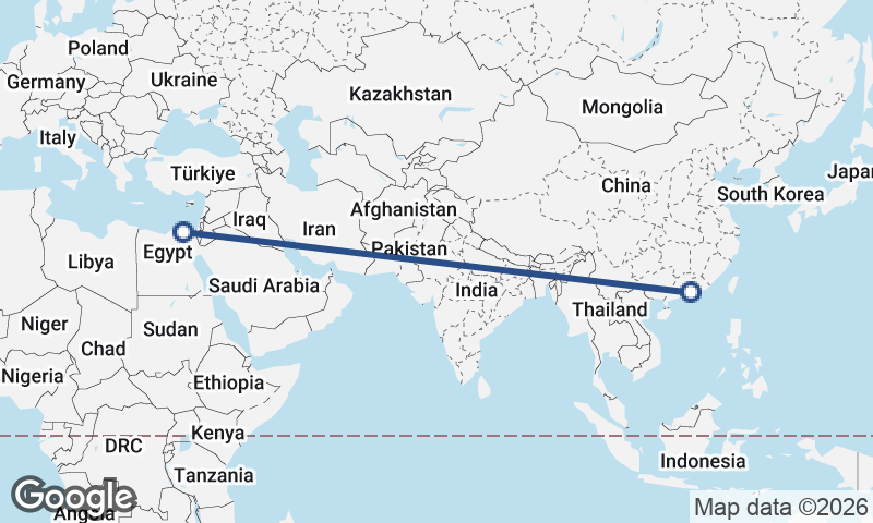 Shenzhen to Port Said