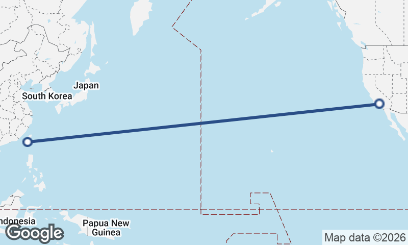 Kaohsiung to Los Angeles