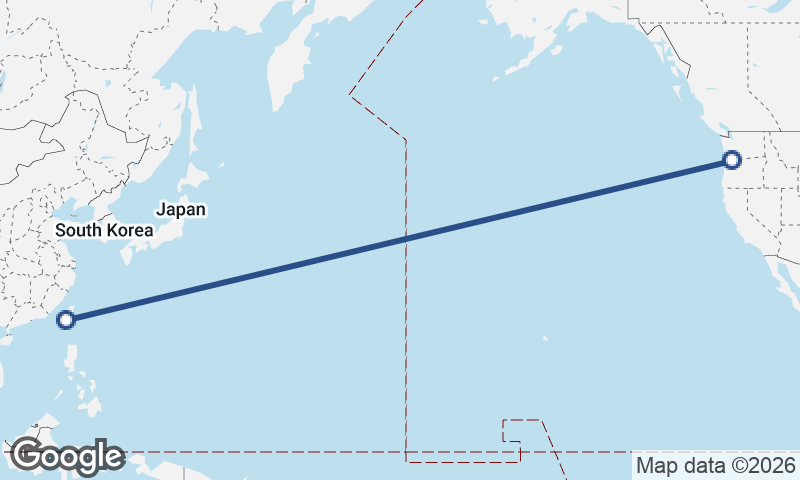 Kaohsiung to Portland