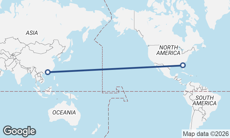 Foshan to Jacksonville