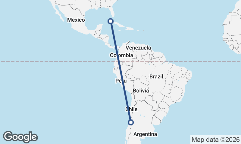 Havana to Santiago