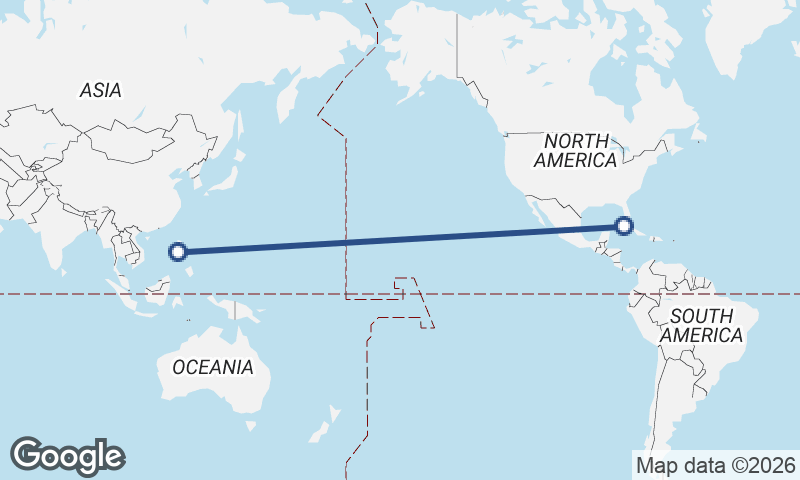 Havana to Manila