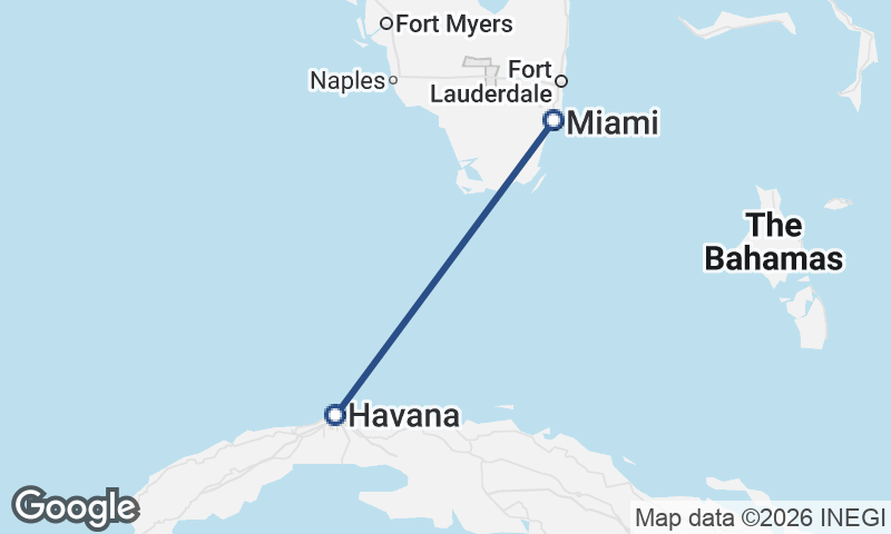 Havana to Miami