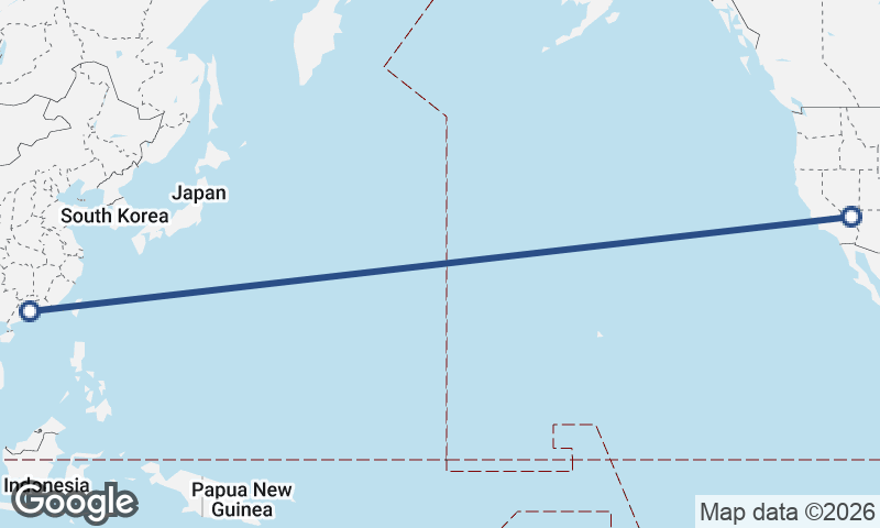 Guangzhou to Las Vegas