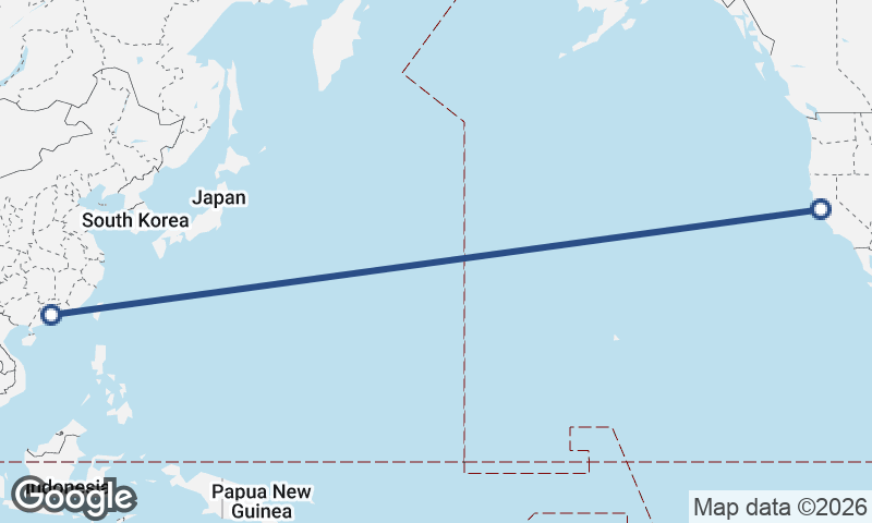 Guangzhou to San Francisco