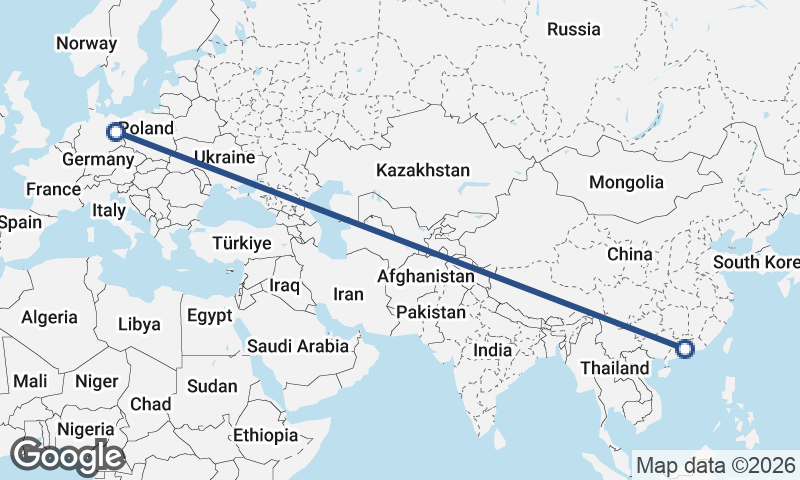 Guangzhou to Berlin