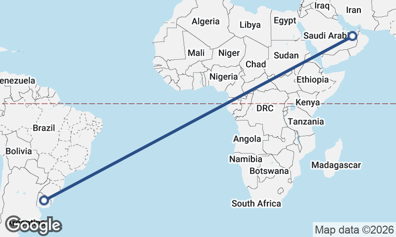 United Arab Emirates to Uruguay