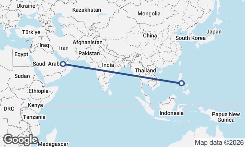 United Arab Emirates to Philippines