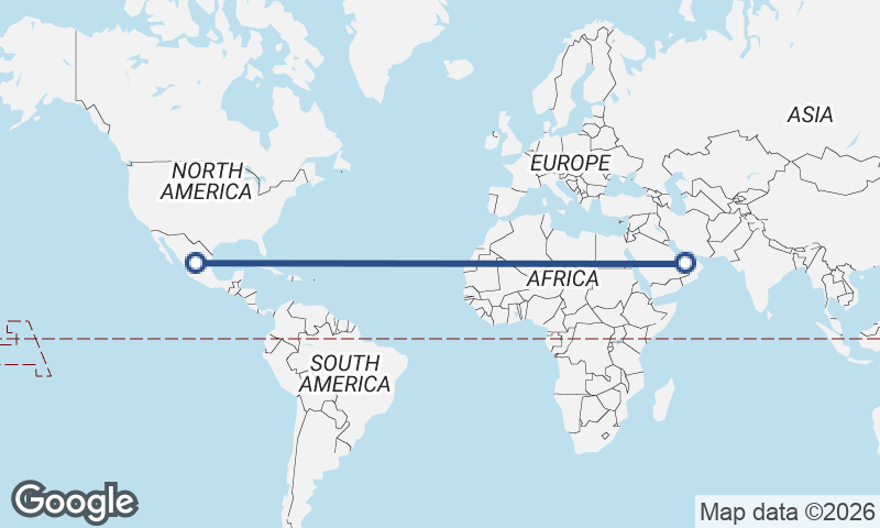 United Arab Emirates to Mexico
