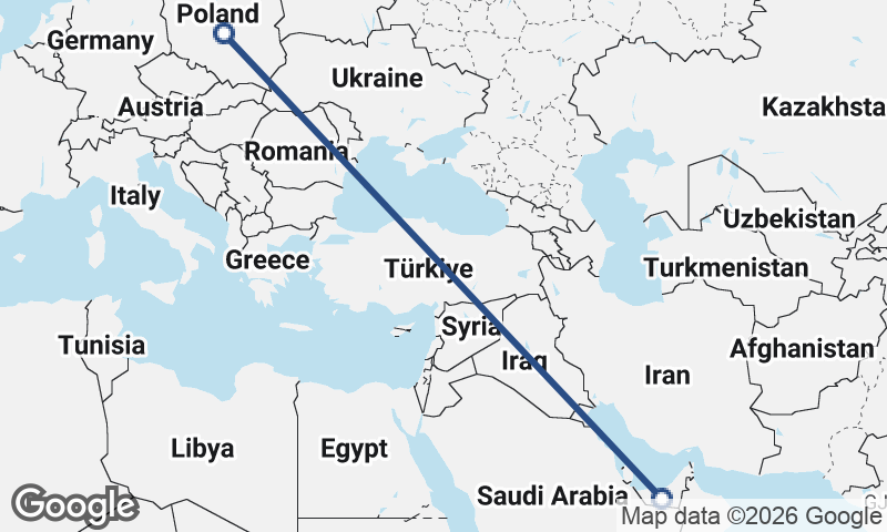 United Arab Emirates to Poland