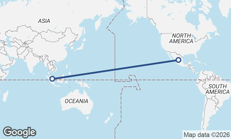 Mexico to Singapore