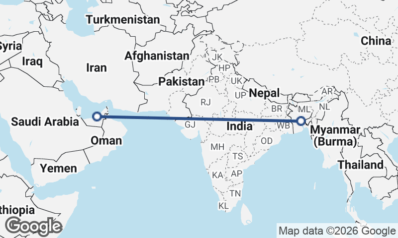 Dhaka to Abu Dhabi