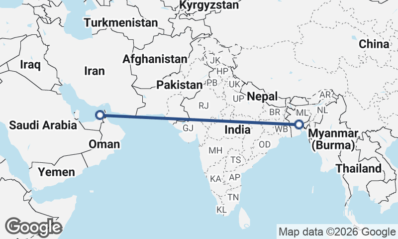 Dhaka to Dubai