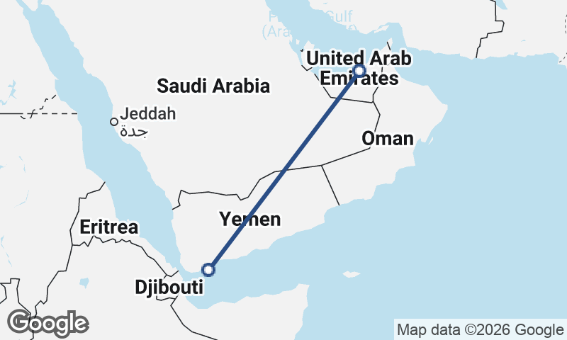 Abu Dhabi to Aden