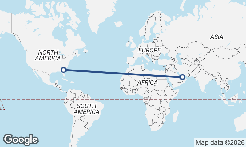 Abu Dhabi to Savannah