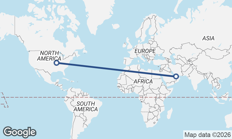 Abu Dhabi to St. Louis