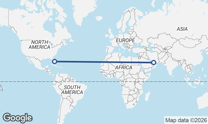 Dubai to Freeport City