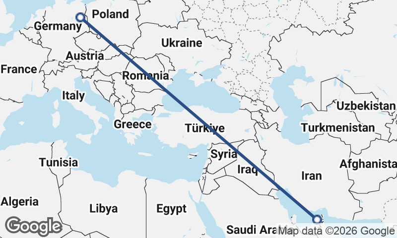 Dubai to Berlin