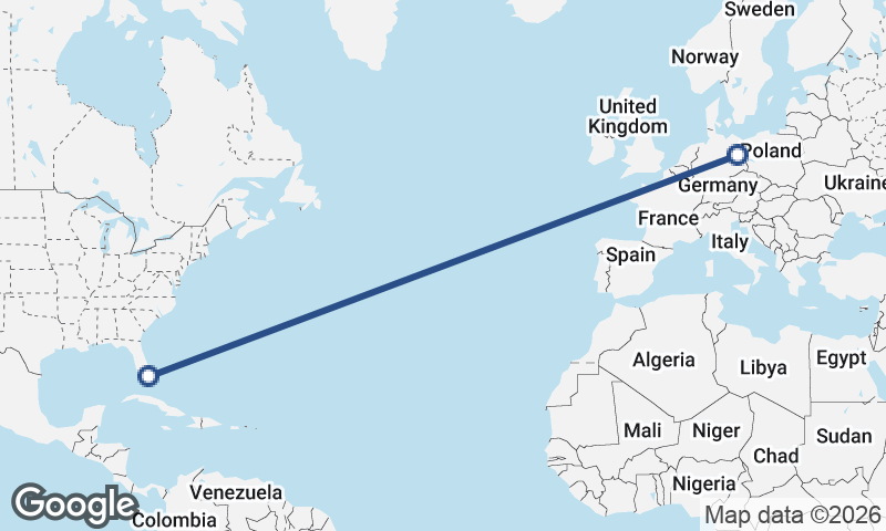 Miami to Berlin