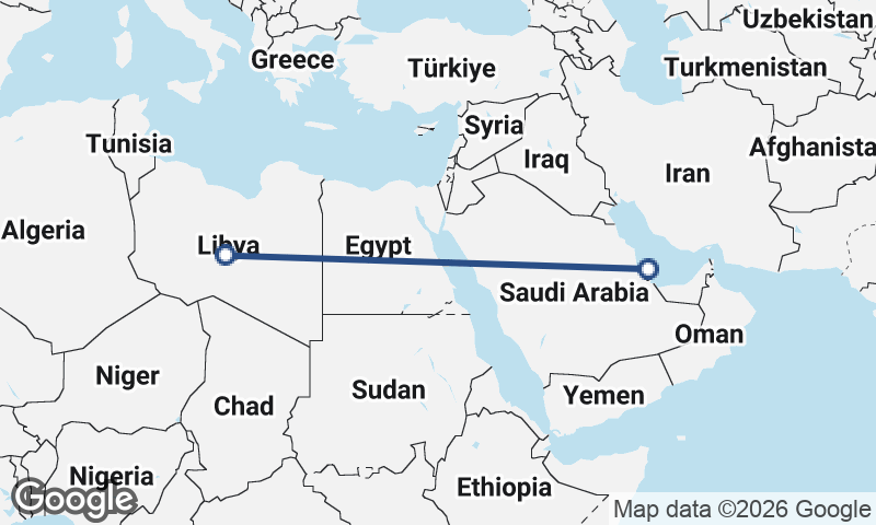 Libya to Qatar