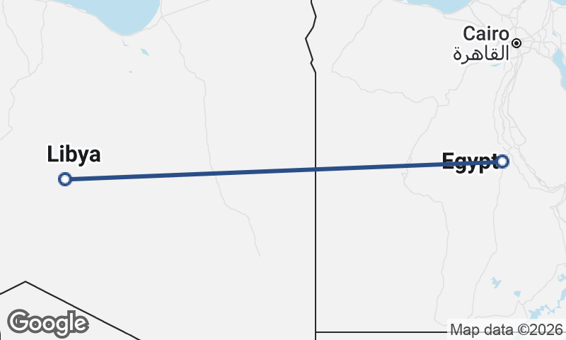 Libya to Egypt