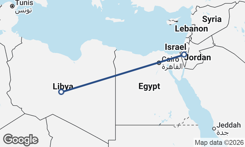 Libya to Israel