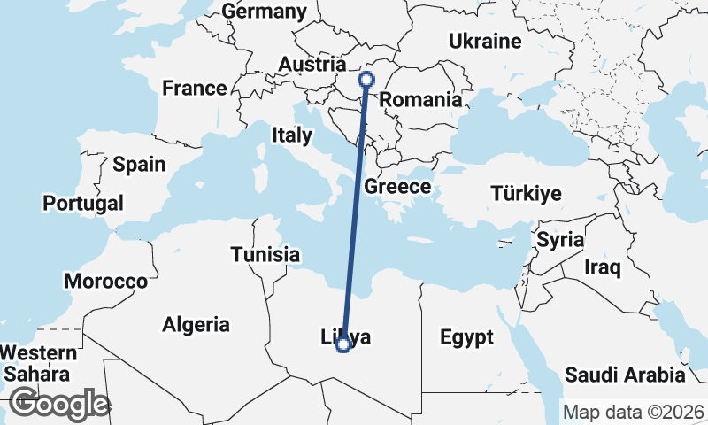 Libya to Hungary