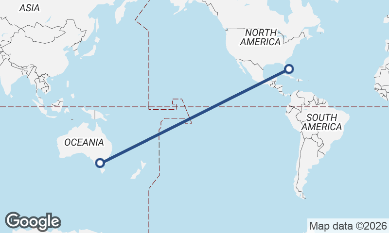 Freeport City to Melbourne