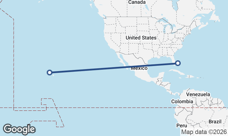 Freeport City to Honolulu