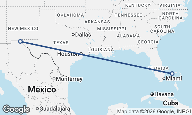 Freeport City to Juárez