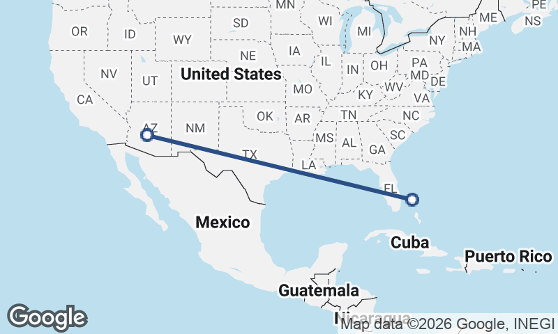 Freeport City to Phoenix