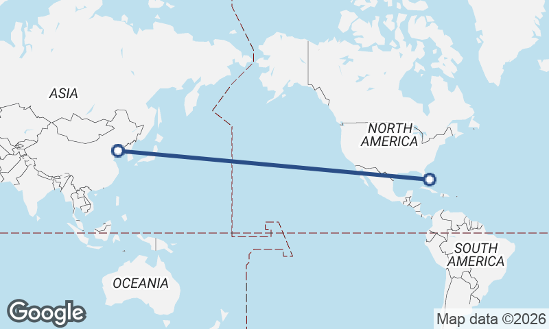 Freeport City to Dalian