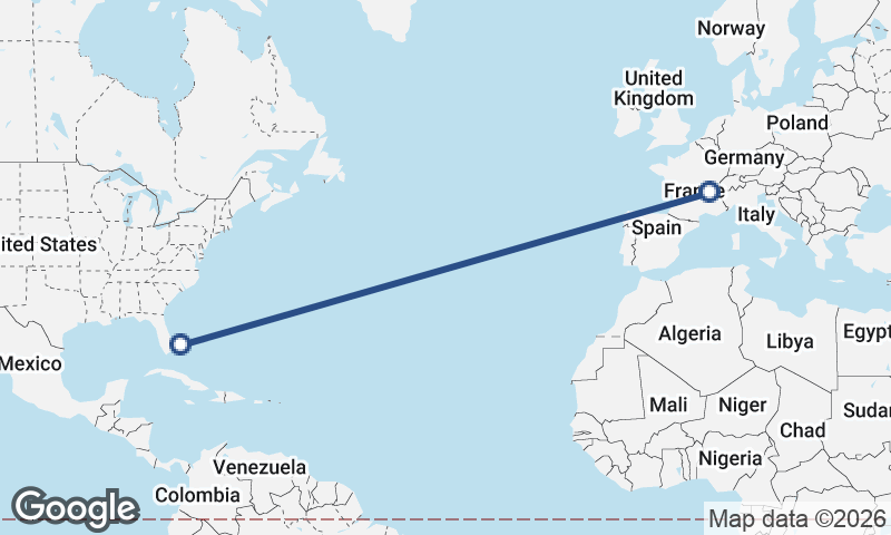 Freeport City to Lyon