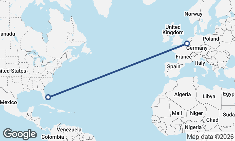 Freeport City to Antwerp