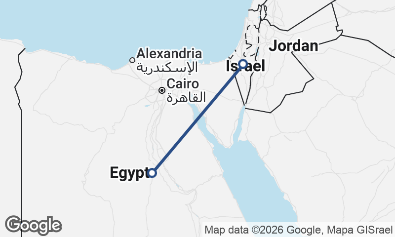 Egypt to Israel