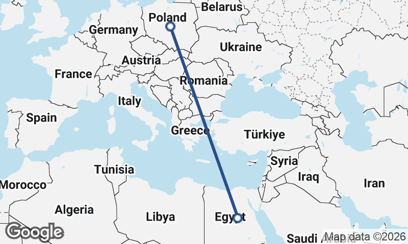 Egypt to Poland