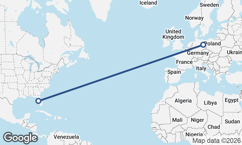 Tampa to Berlin