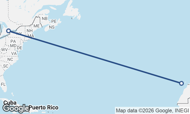 Las Palmas de Gran Canaria to Toronto