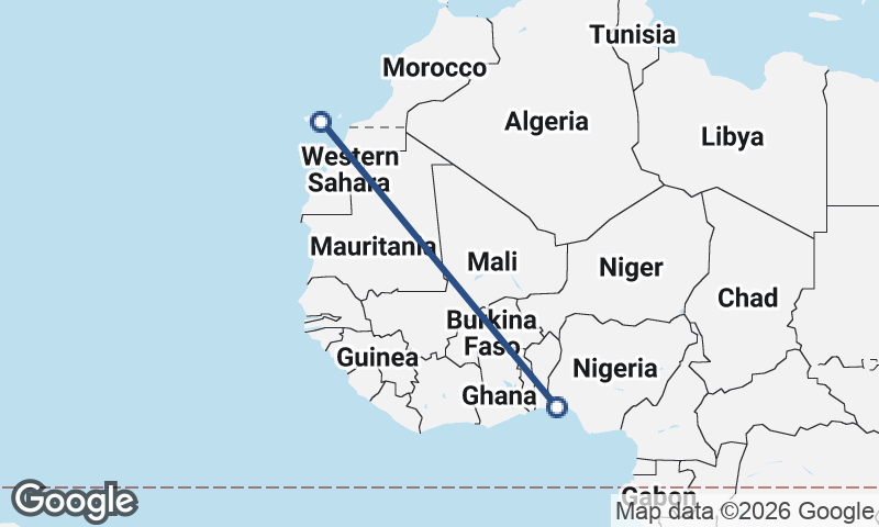Las Palmas de Gran Canaria to Lagos