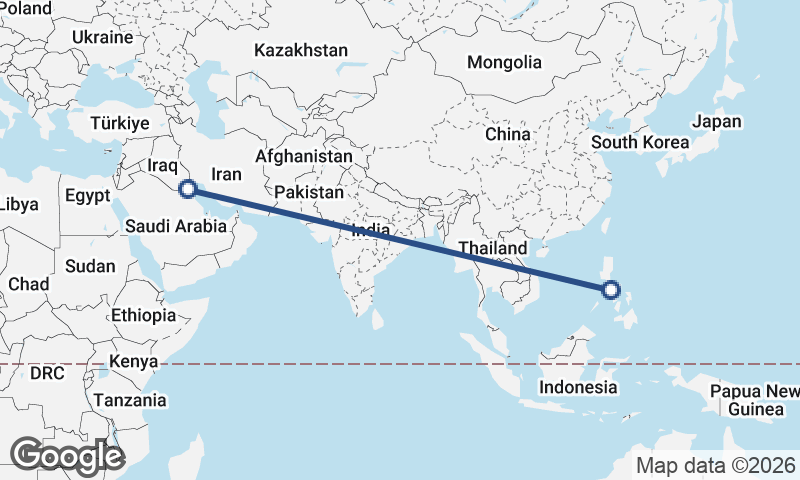 Kuwait to Philippines