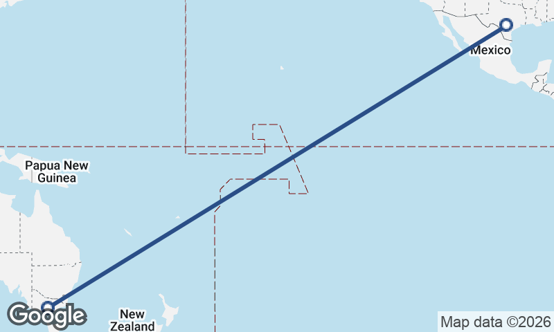 San Antonio to Melbourne