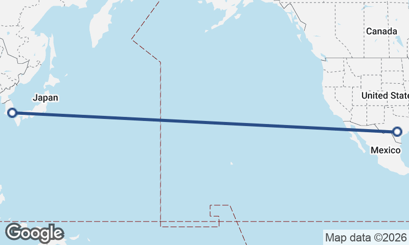 San Antonio to Busan